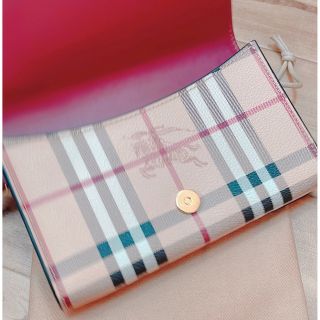 BURBERRY - バーバリー Burberry 財布 長財布 ポシェット ハンドバッグ