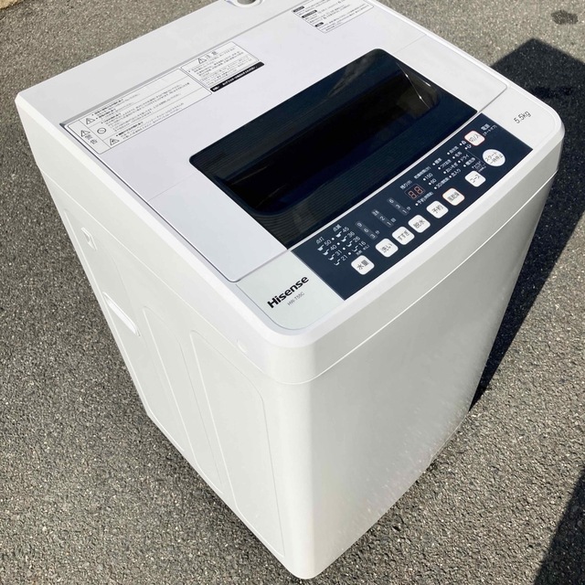洗濯機 5.5kg 2020年製 Hisense HW-T55C 一人暮らし - 2
