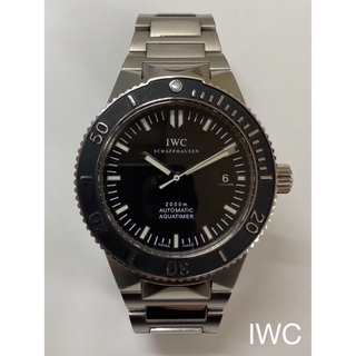 インターナショナルウォッチカンパニー(IWC)のIWC GST アクアタイマー IW353602 自動巻き メンズアイダブルシー(腕時計(アナログ))