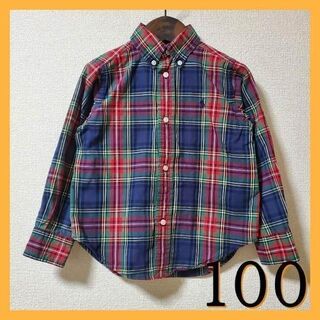ポロラルフローレン(POLO RALPH LAUREN)のキッズ　100サイズ　ポロラルフローレン　チェックシャツ(Tシャツ/カットソー)