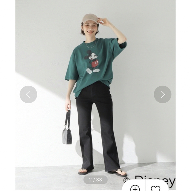 U by SPICK&SPAN(ユーバイスピックアンドスパン)のU by SPICK&SPAN  半袖Tee/MICKEY レディースのトップス(カットソー(半袖/袖なし))の商品写真