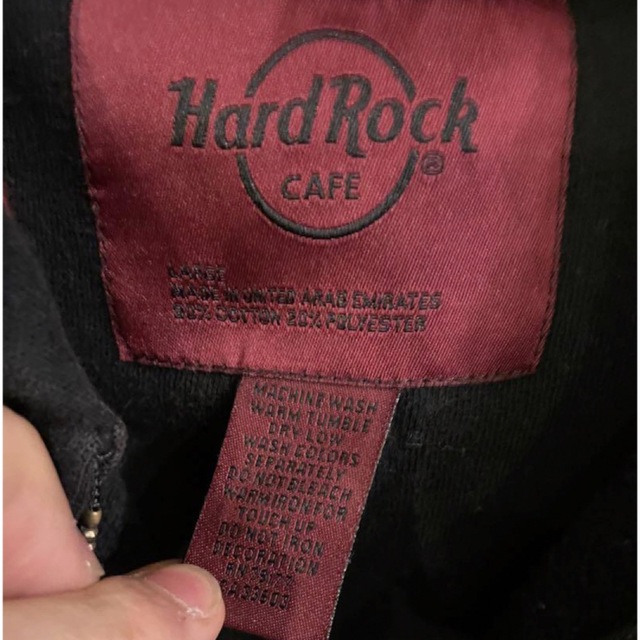 Hard Rock CAFE(ハードロックカフェ)のハードロックカフェ　hard rock cafe パーカー ジップ メンズのトップス(パーカー)の商品写真