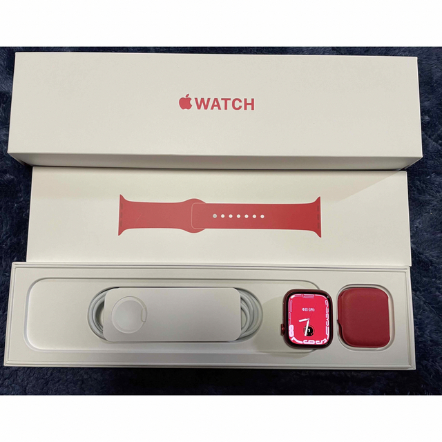 Applewatch7 red GPSモデル 41mm