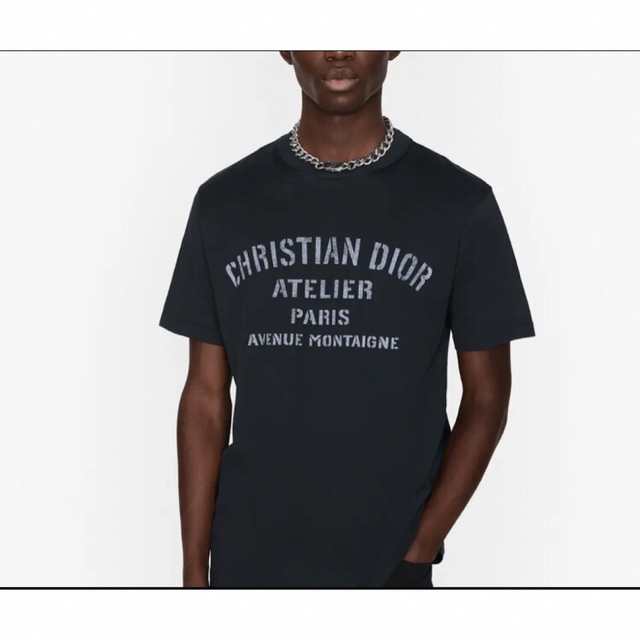 DIOR HOMME - CHRISTIAN DIOR ATELIERプリントオーバーサイズ Tシャツ