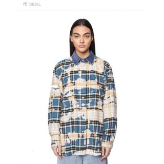 ディーゼル(DIESEL)のDISEL チェックシャツ　美品(シャツ/ブラウス(長袖/七分))