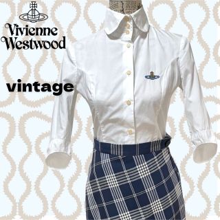 ヴィヴィアンウエストウッド(Vivienne Westwood)の初期希少♡良品✨90's VivienneWestwood高襟ブラウス(シャツ/ブラウス(長袖/七分))