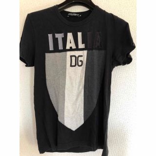 ドルチェアンドガッバーナ(DOLCE&GABBANA)のドルチェ&ガッバーナ　メンズTシャツ　黒(Tシャツ/カットソー(半袖/袖なし))