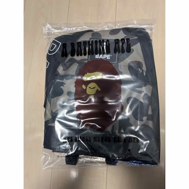 A BATHING APE(アベイシングエイプ)のBAPE◆A BATHING APE◆黒サル◆猿顔◆バッグパック／リュック◆付録 メンズのバッグ(バッグパック/リュック)の商品写真