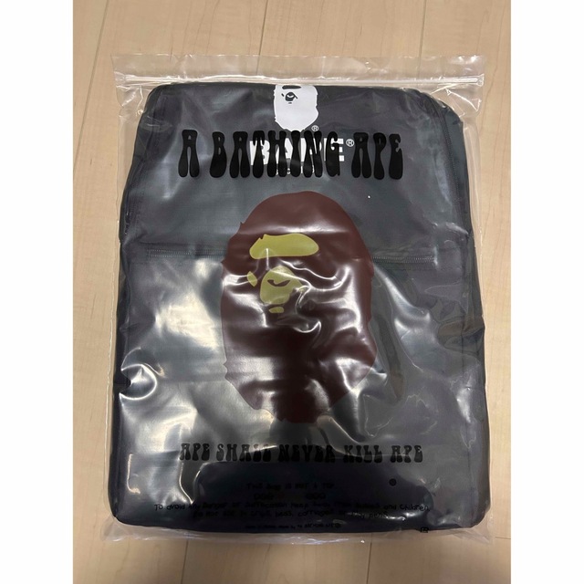 A BATHING APE(アベイシングエイプ)のBAPE◆A BATHING APE◆黒サル◆猿顔◆バッグパック／リュック◆付録 メンズのバッグ(バッグパック/リュック)の商品写真