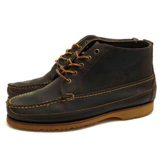 レッドウィング(REDWING)のレッドウィング／RED WING チャッカブーツ シューズ 靴 メンズ 男性 男性用レザー 革 本革 ダークブラウン 茶 ブラウン  9149 WABASHA CHUKKA ワバシャチャッカ モカシン モックトゥ Vibramソール(スリッポン/モカシン)