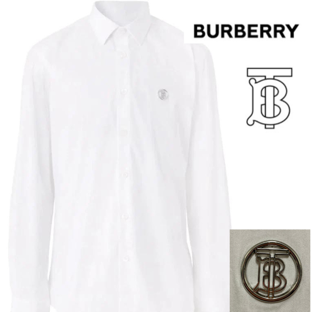 確実正規品 BURBERRY バーバリー 長袖シャツ 現行 TBモノグラム 割引