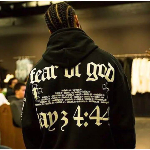 フィア オブ ゴッド FEAR OF GOD×JAY-Z ■プリント パーカー