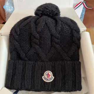 モンクレール(MONCLER)の新品、箱付き(ニット帽/ビーニー)