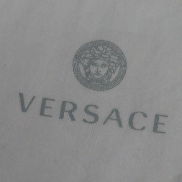 VERSACE(ヴェルサーチ)の新品VERSACE巾着袋ポーチヴェルサーチェメンズレディースバッグ白色ホワイト メンズのバッグ(その他)の商品写真