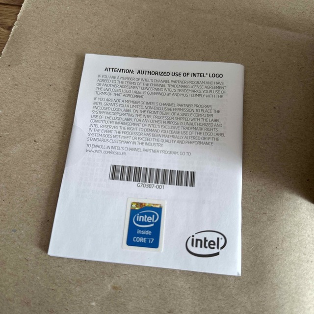 Intel core i7-4770 6