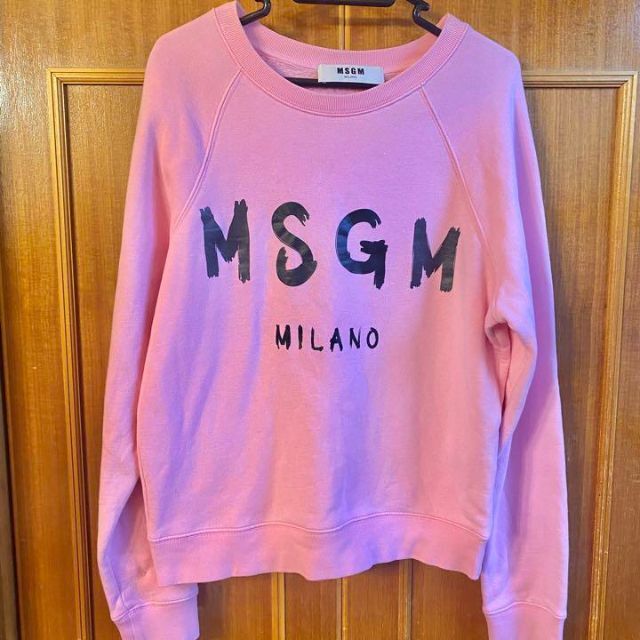 得価本物保証】美品❗️MSGM スウェット ロゴ トレーナーの通販 by