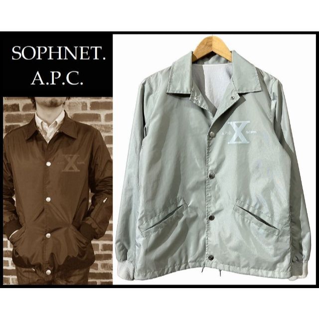 SOPHNET. - ソフネット × A.P.C. 10周年 限定 ナイロン コーチ