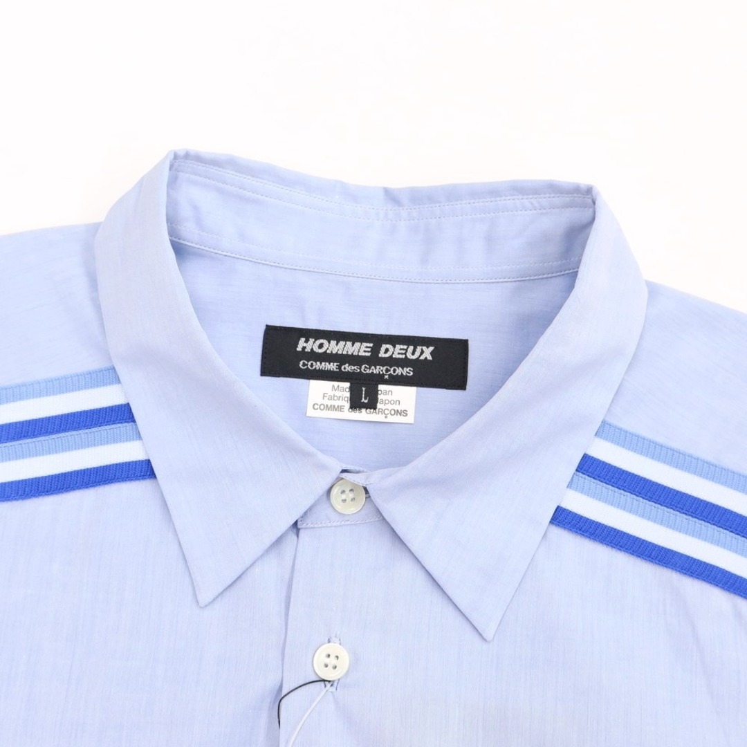 【未使用】コムデギャルソン オムドゥ COMME des GARCONS HOMME DEUX 2022年春夏 コットン カジュアルシャツ【サイズL】【メンズ】 3