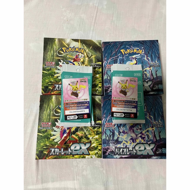 ポケモンカード　新品未開封　スカーレットex バイオレットex   各2BOX