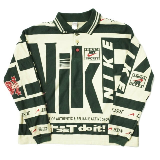 NIKE x Cactus Plant Flea Market ナイキ カクタスプラントフリーマーケット 別注 LONG SLEEVE POLO オーバーサイズ ロングスリーブポロシャツ DA2592-397 XS NATURAL CPFM トップス【中古】【NIKE × Cactus Plant NIKE x Cactus Plant Flea Market ナイキ カクタスプラントフリーマーケット 別注 LONG SLEEVE POLO オーバーサイズ ロングスリーブポロシャツ DA2592-397 XS NATURAL CPFM トップス【中古】【NIKE × Cactus Plant