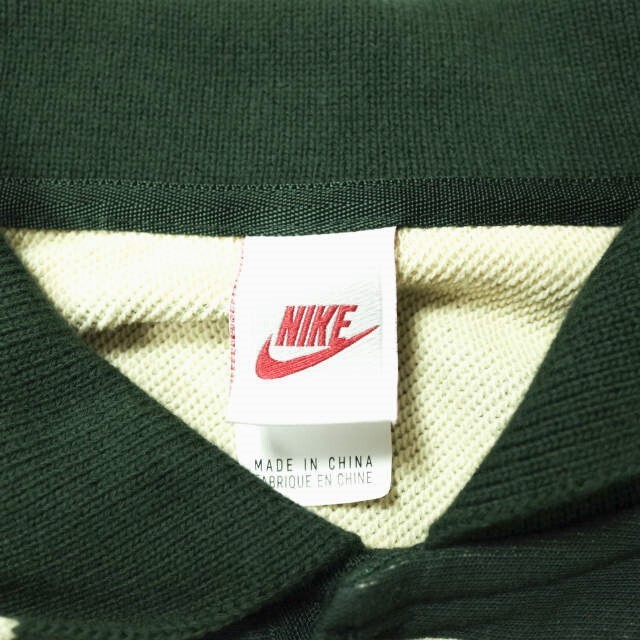 NIKE x Cactus Plant Flea Market ナイキ カクタスプラントフリーマーケット 別注 LONG SLEEVE POLO  オーバーサイズ ロングスリーブポロシャツ DA2592-397 XS NATURAL CPFM トップス【中古】【NIKE × Cactus  Plant