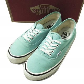ヴァンズ(VANS)のVANS バンズ STYLE 44 AUTHENTIC DX オーセンティック US10(28cm) OG AQUA キャンバス Anaheim Factory Collection スニーカー シューズ【中古】【VANS】(スニーカー)