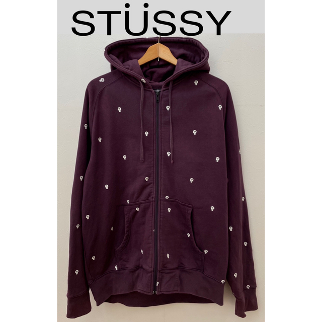 【入手困難】00s OLD STUSSY　折れクラウンマンパーカー\nステューシー