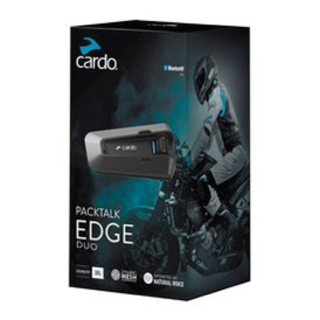 【新品】Cardo Packtalk Edge 日本語最新Ver 説明書 箱付き 自動車/バイクのバイク(装備/装具)の商品写真