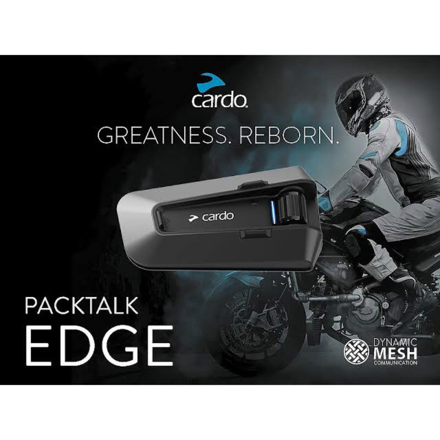 【新品】Cardo Packtalk Edge 日本語最新Ver 日本語説明書付