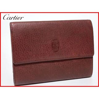カルティエ(Cartier)のCartier カルティ 3つ折り ボルド がま口 財布 mbs(財布)