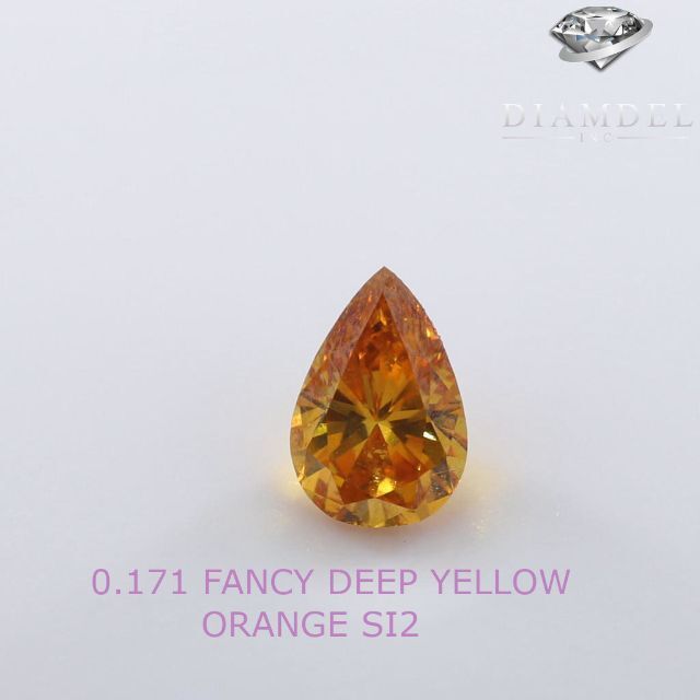 オリンジダイヤモンドルース/ F.D.Y.ORANGE/ 0.184 ct. | auriol-sa.com