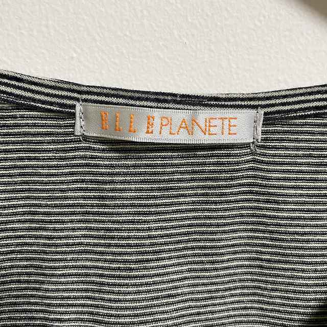 ELLE PLANETE(エルプラネット)のエルプラネット ELLE PLANETE カットソー Tシャツ グラスネック  レディースのトップス(カットソー(長袖/七分))の商品写真