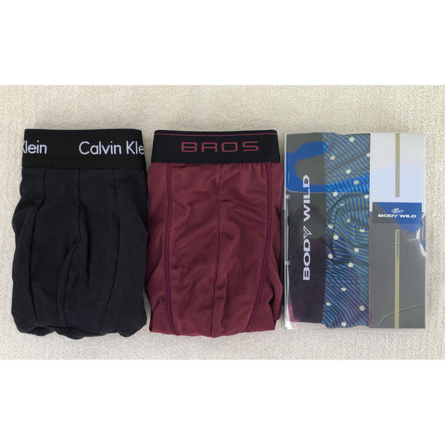 Calvin Klein＆BROS＆BODYWILD ボクサーパンツ Ｍ 3枚