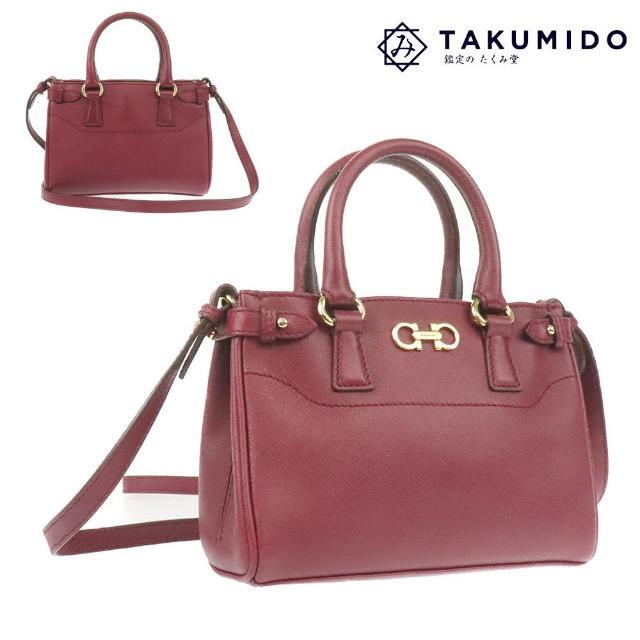本命ギフト Ferragamo - フェラガモ ミニ ショルダーバッグ ガンチーニ