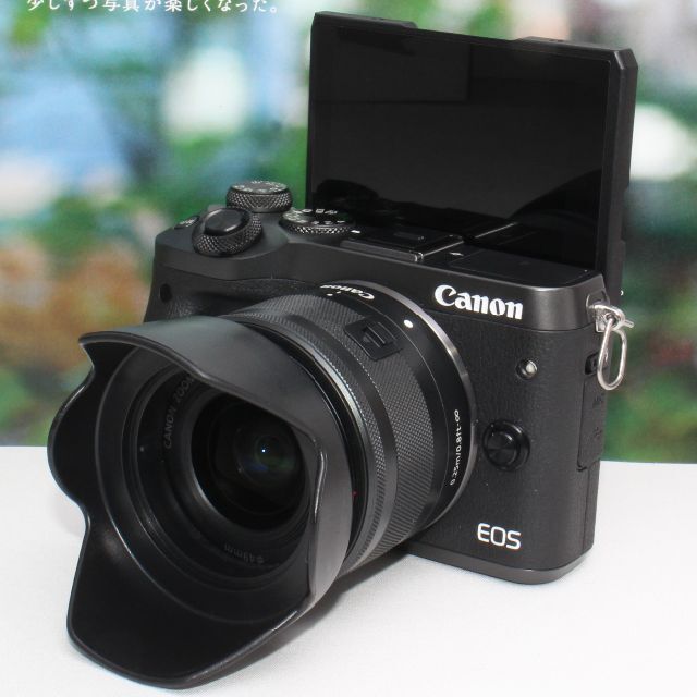 エバニュー ❤️予備バッテリー\u0026カメラバッグ付❤️Canon EOS M6