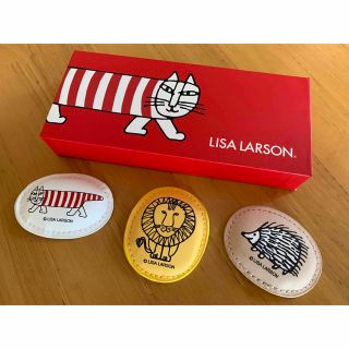 リサラーソン(Lisa Larson)のLISALARSON 4点セット　マグネット 、小箱(キャラクターグッズ)