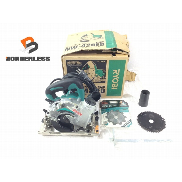☆比較的綺麗☆ RYOBI リョービ 125mm 電子集塵丸ノコ NW-420ED 電動 ☆比較的綺麗☆ RYOBI リョービ 125mm 電子集塵丸ノコ NW-420ED 電動