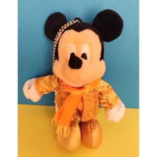 ディズニー(Disney)の☆年代物・東京ディズニーランド☆ぬいぐるみバッヂ☆ミッキー(キャラクターグッズ)