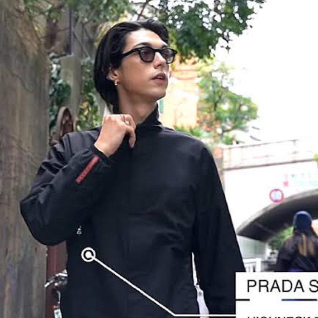 履き心地◎ prada プラダ ブルゾン ナイロンジャケット MA-1 プラダ