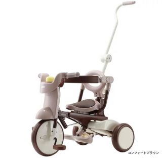 iimo三輪車　室内使用美品　コンフォートブラウン(三輪車)