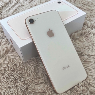 アイフォーン(iPhone)のApple iPhone8 64GB MQ7A2J/A ゴールド  SIMフリー(スマートフォン本体)