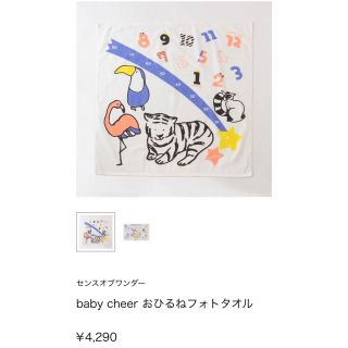 センスオブワンダー(sense of wonder)のセンスオブワンダー baby cheer おひるねフォトタオル(その他)