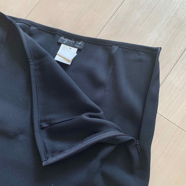 agnes b.(アニエスベー)のagnes b. アニエスベー ブラック スカート 36 レディースのスカート(ロングスカート)の商品写真
