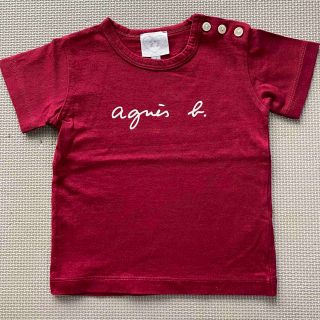 アニエスベー(agnes b.)の【最終価格】アニエスベー　赤ロゴTシャツ　1an(Ｔシャツ)