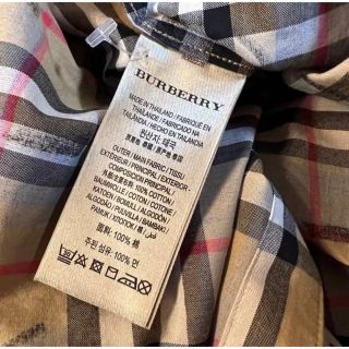BURBERRY - BURBERRY☆グラフィティ シャツ ブルー グラフィックの通販