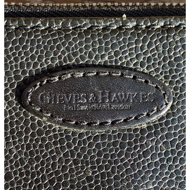 GIEVES & HAWKES(ギーブスアンドホークス)の英国王室御用達　ヴィンテージ　ギーブス&ホークス　クラッチバッグ レザーバッグ  メンズのバッグ(セカンドバッグ/クラッチバッグ)の商品写真