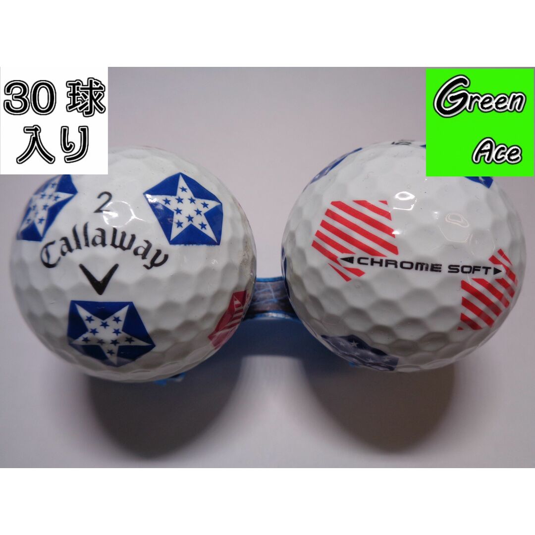 価格は安く Callaway CHROME SOFT ロストボール 30球 B級 nmef.com