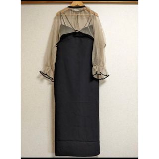 アメリヴィンテージ(Ameri VINTAGE)のameriviutageドレスMANY WAY AIRY VEIL DRESS(ロングワンピース/マキシワンピース)