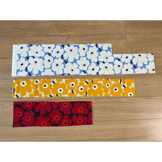 マリメッコ(marimekko)のマリメッコ生地　ミニウニッコ　3枚セット(生地/糸)