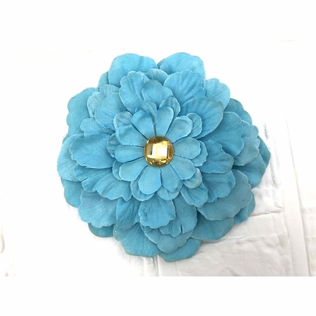 ★Katelyn&Co.★sweet flower　ターコイズ　ヘアクリップ★ キッズ/ベビー/マタニティのこども用ファッション小物(その他)の商品写真